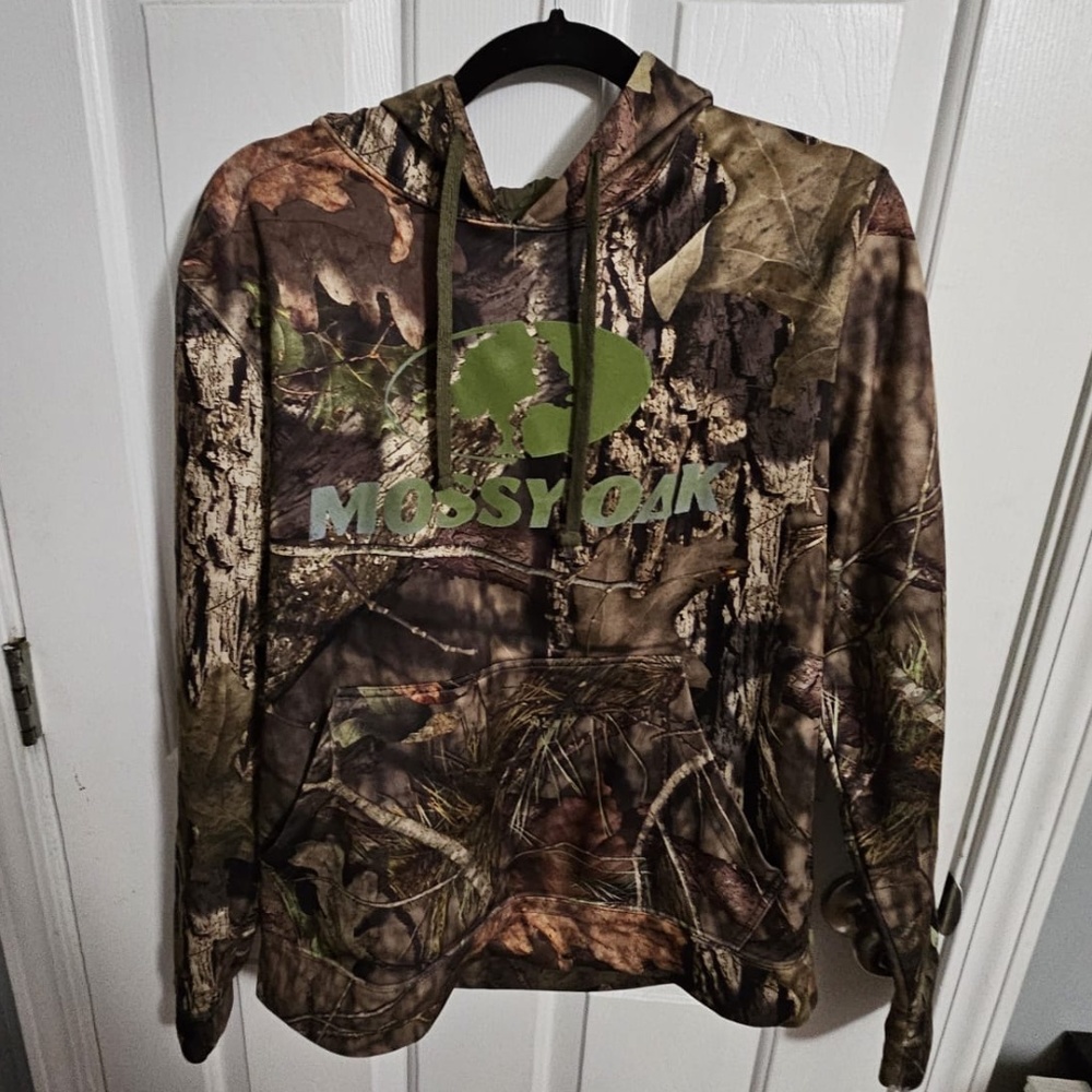 Mossy Oak Camouflage Hoodie Size Small